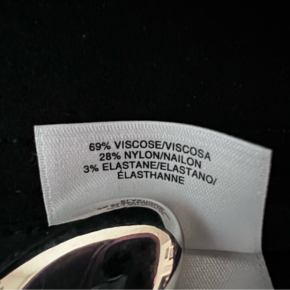 Anne Klein Black Stretch Knit Pants Classic Trousers NWOT - Picture 8 of 9